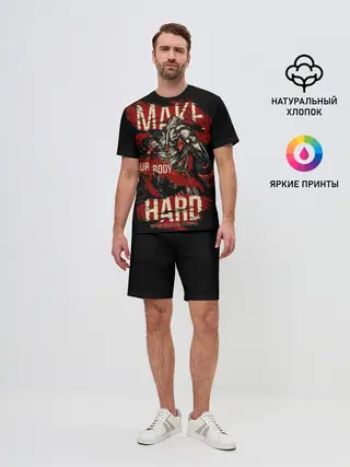 Мужской костюм с шортами / Сделай своё тело твёрдым