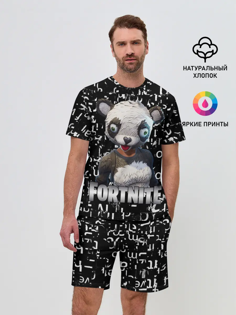 Мужской костюм с шортами / Fortnite | Panda