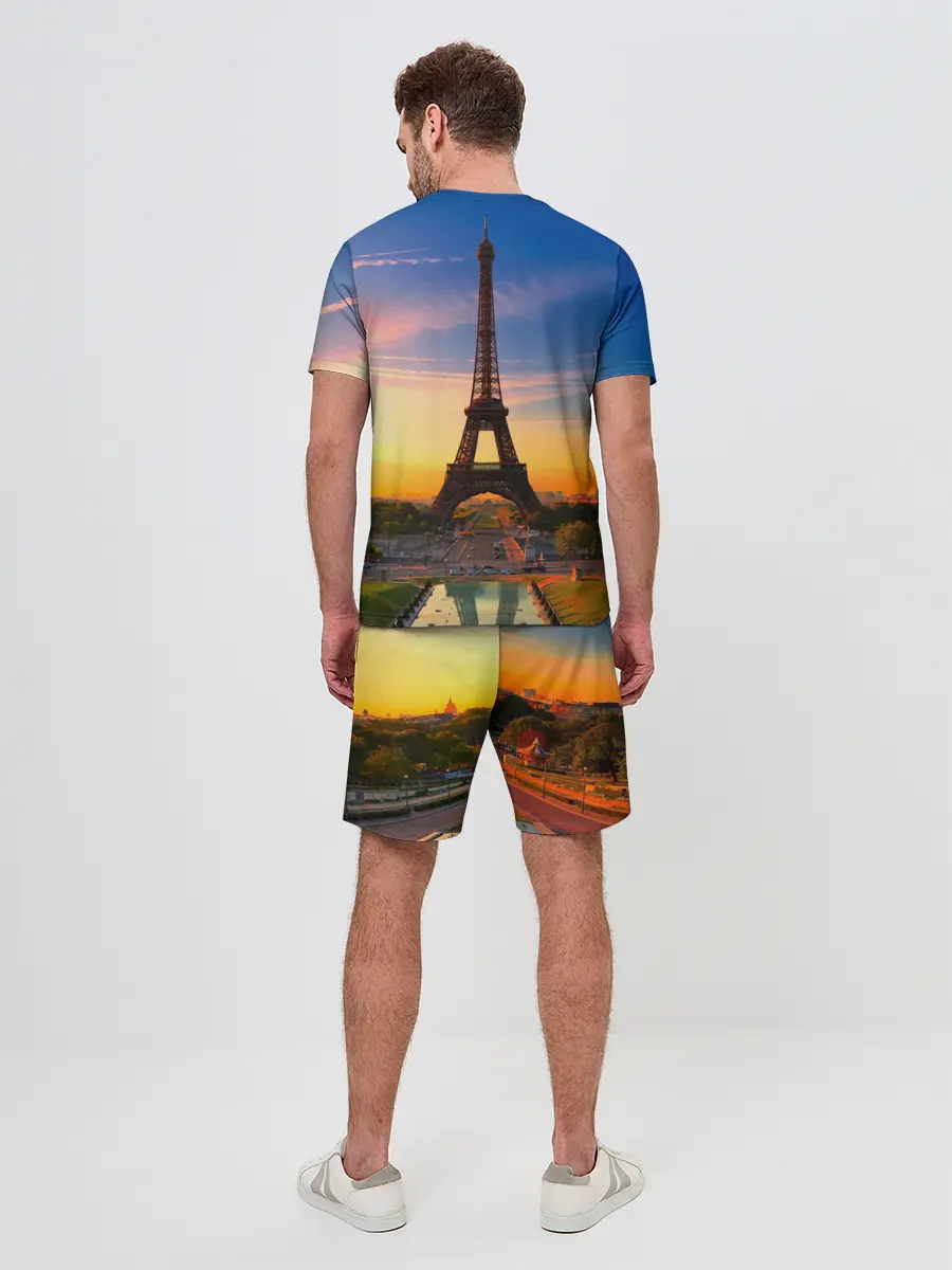 Мужской костюм с шортами / Эйфелева башня