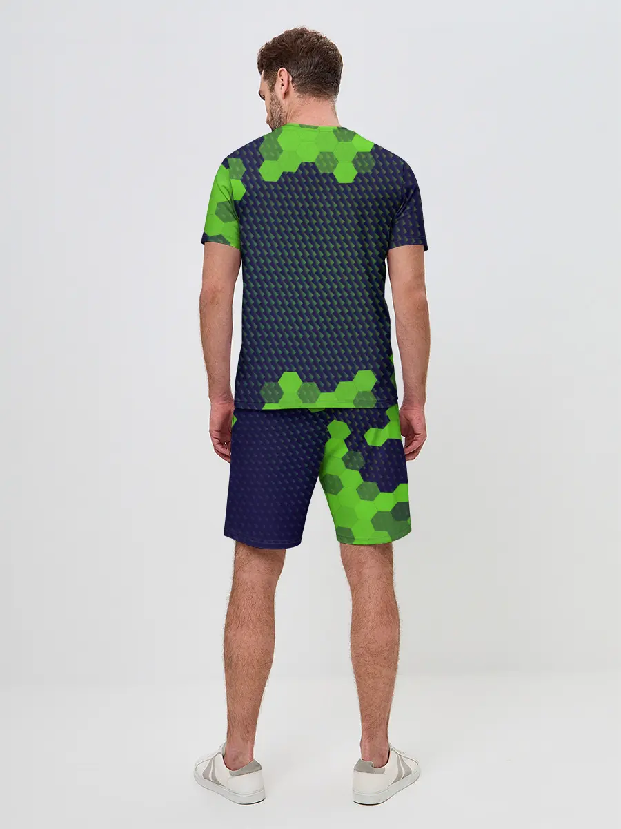 Мужской костюм с шортами / MINECRAFT / МАЙНКРАФТ