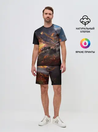 Мужской костюм с шортами / Танк