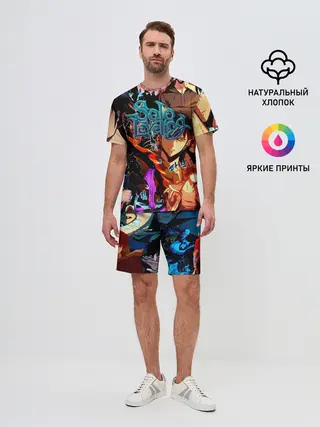 Мужской костюм с шортами / Solo Leveling