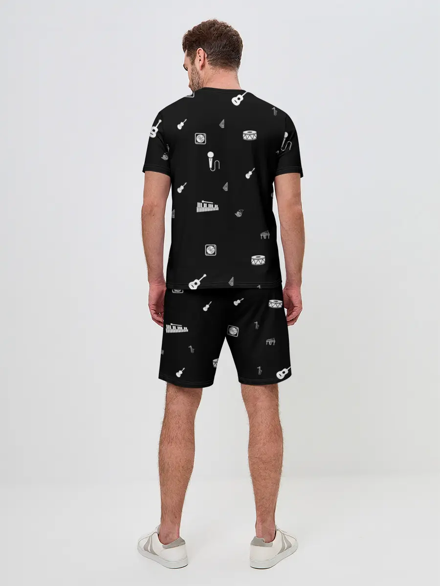 Мужской костюм с шортами / Музыкальные инструменты