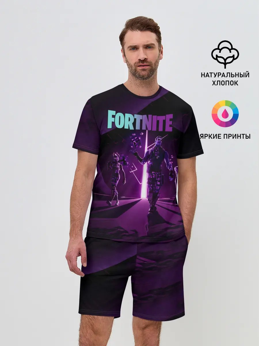 Мужской костюм с шортами / fortnite