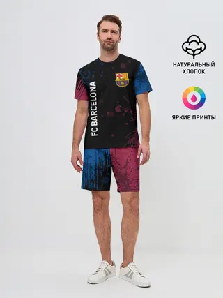 Мужской костюм с шортами / FC BARCELONA.