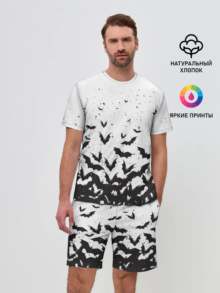 Мужской костюм с шортами / Летучие мыши
