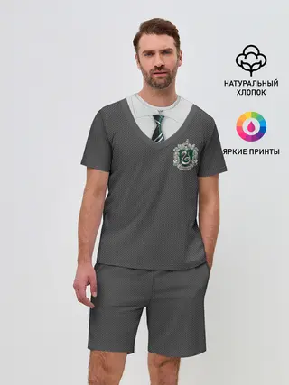 Мужской костюм с шортами / Форма Слизерина