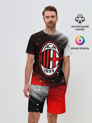 Мужской костюм с шортами / AC MILAN / МИЛАН