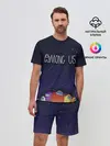 Мужской костюм с шортами / Among Us team