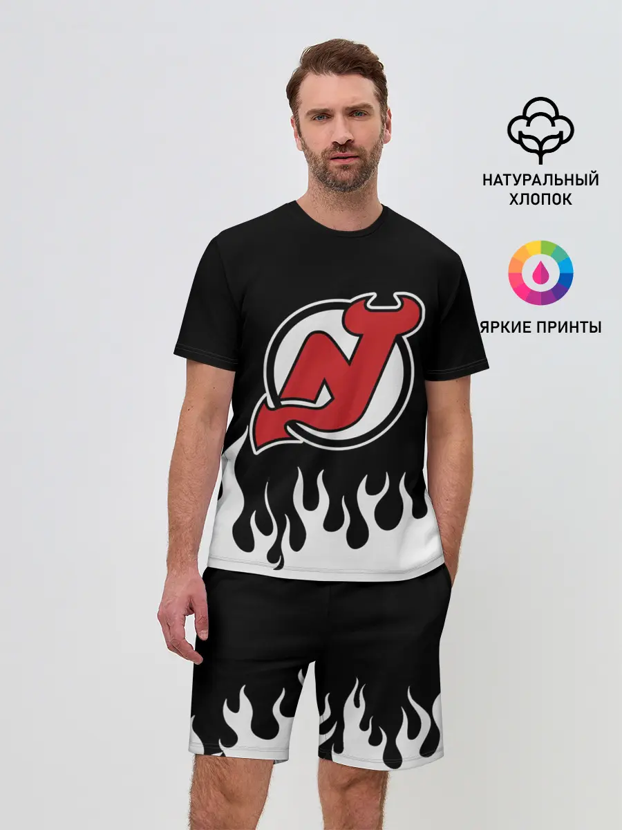 Мужской костюм с шортами / Нью-Джерси Девилз