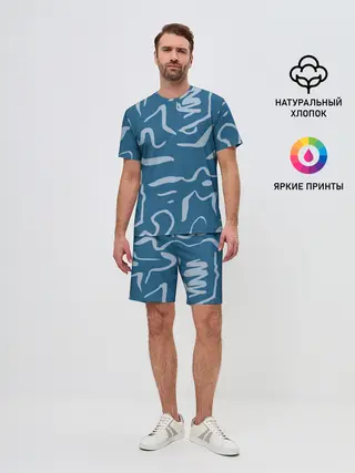 Мужской костюм с шортами / Texture