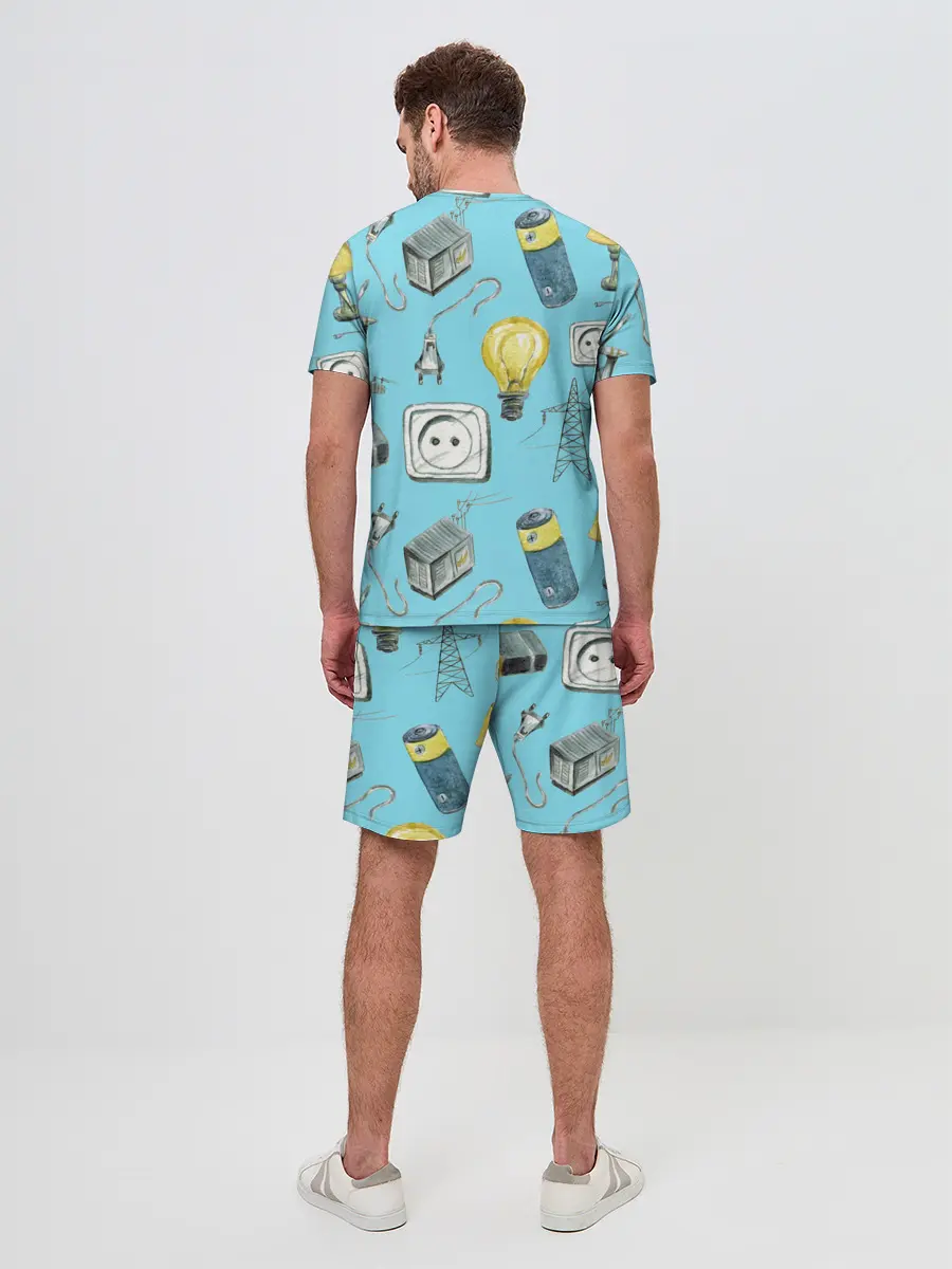 Мужской костюм с шортами / Electricity and wires