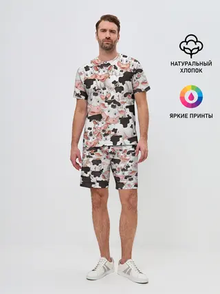 Мужской костюм с шортами / Коровы