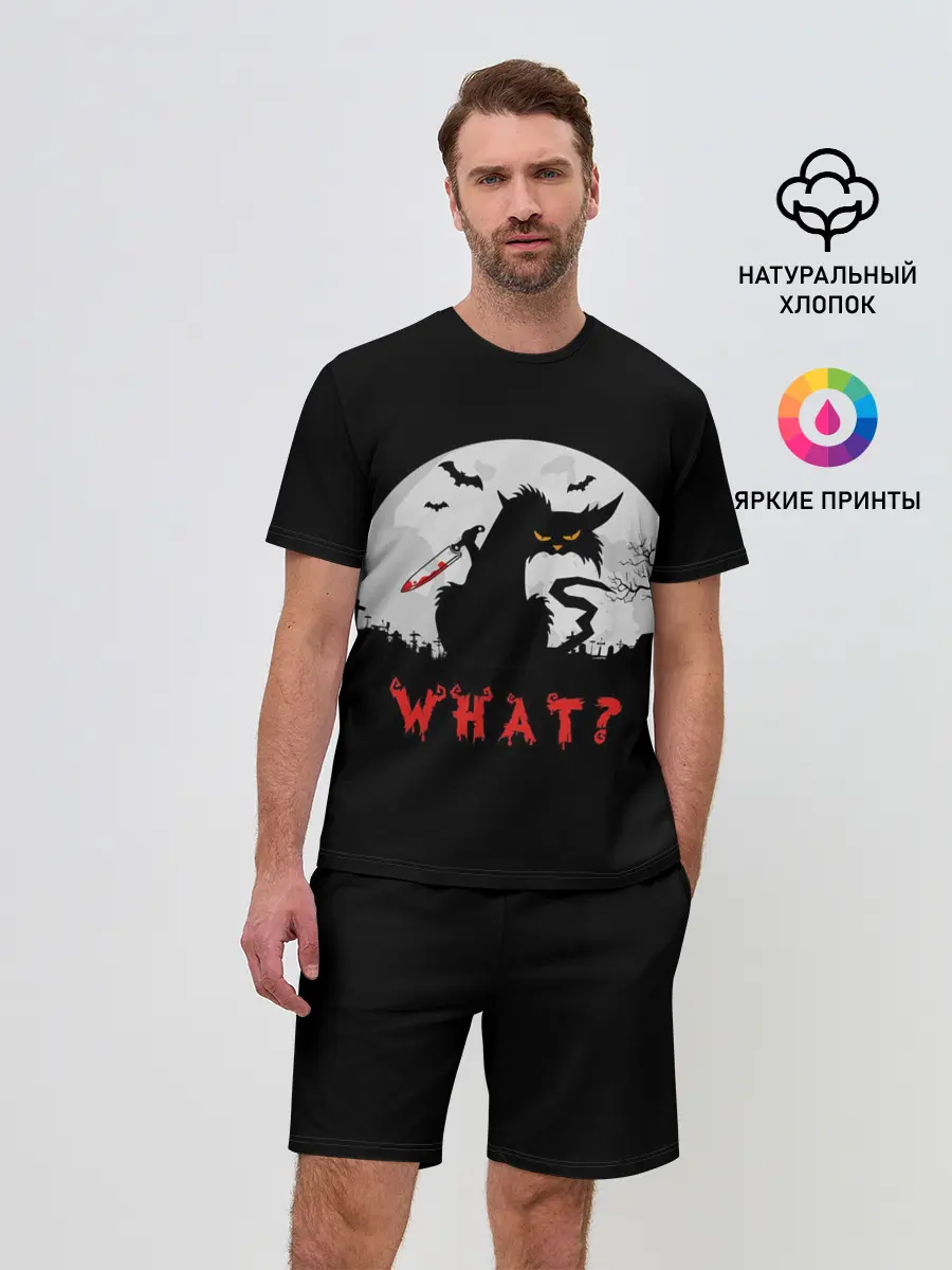 Мужской костюм с шортами / What Cat