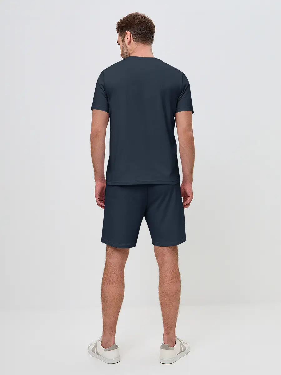 Мужской костюм с шортами / Череп в тропиках