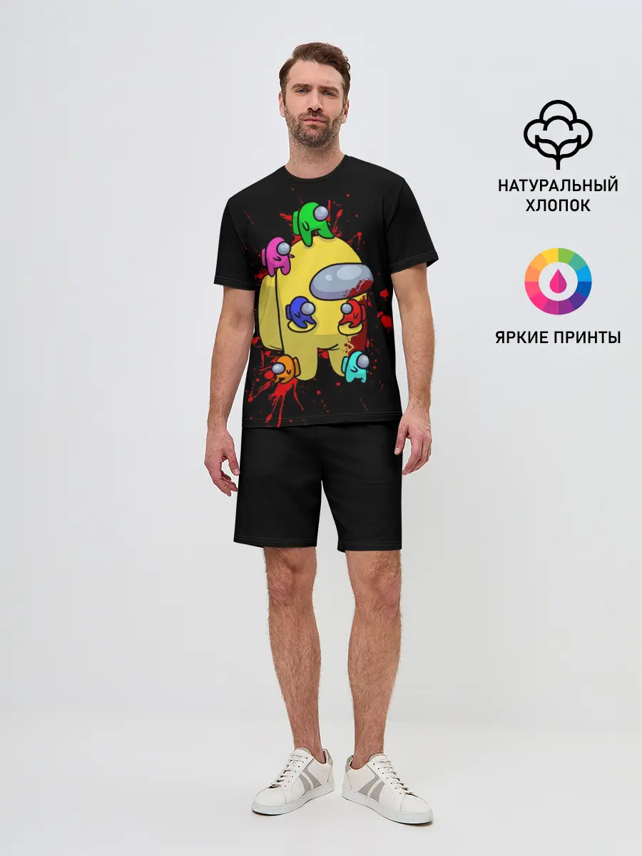 Мужской костюм с шортами / Among Us | Амонг Ас