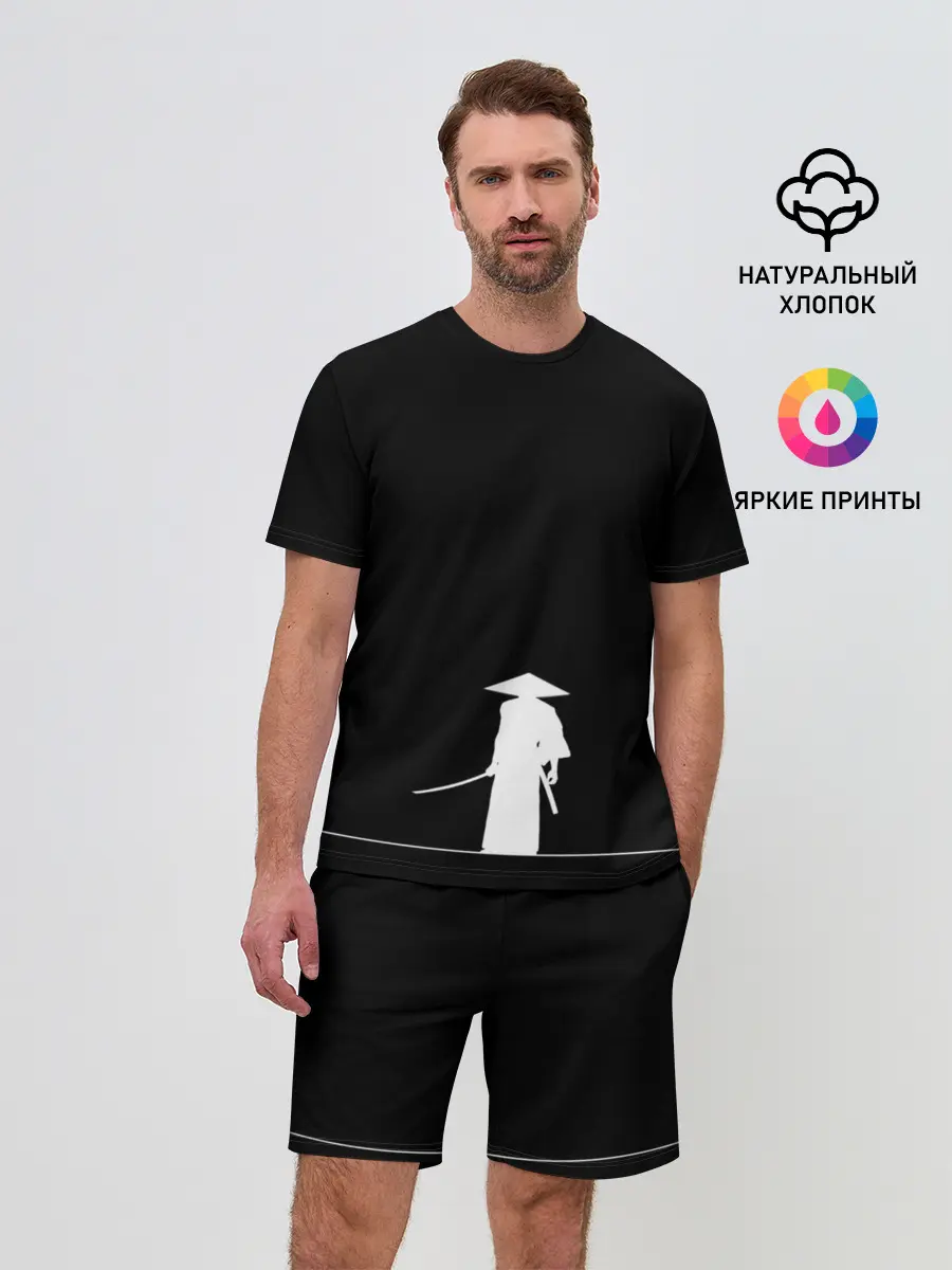 Мужской костюм с шортами / Одинокий самурай