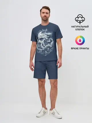 Мужской костюм с шортами / Кракен