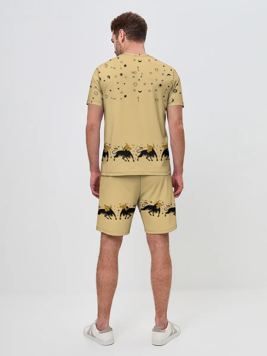 Мужской костюм с шортами / год быка