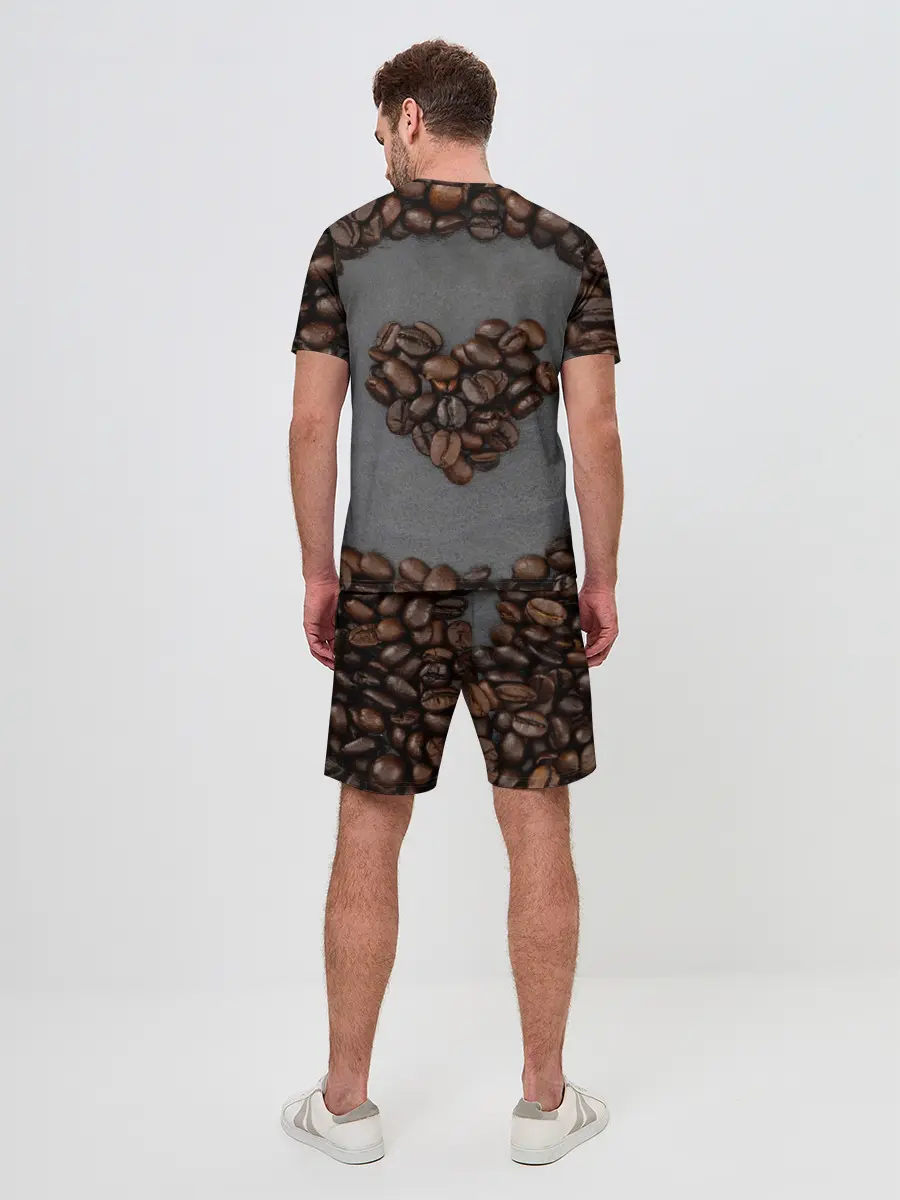 Мужской костюм с шортами / Люблю кофе