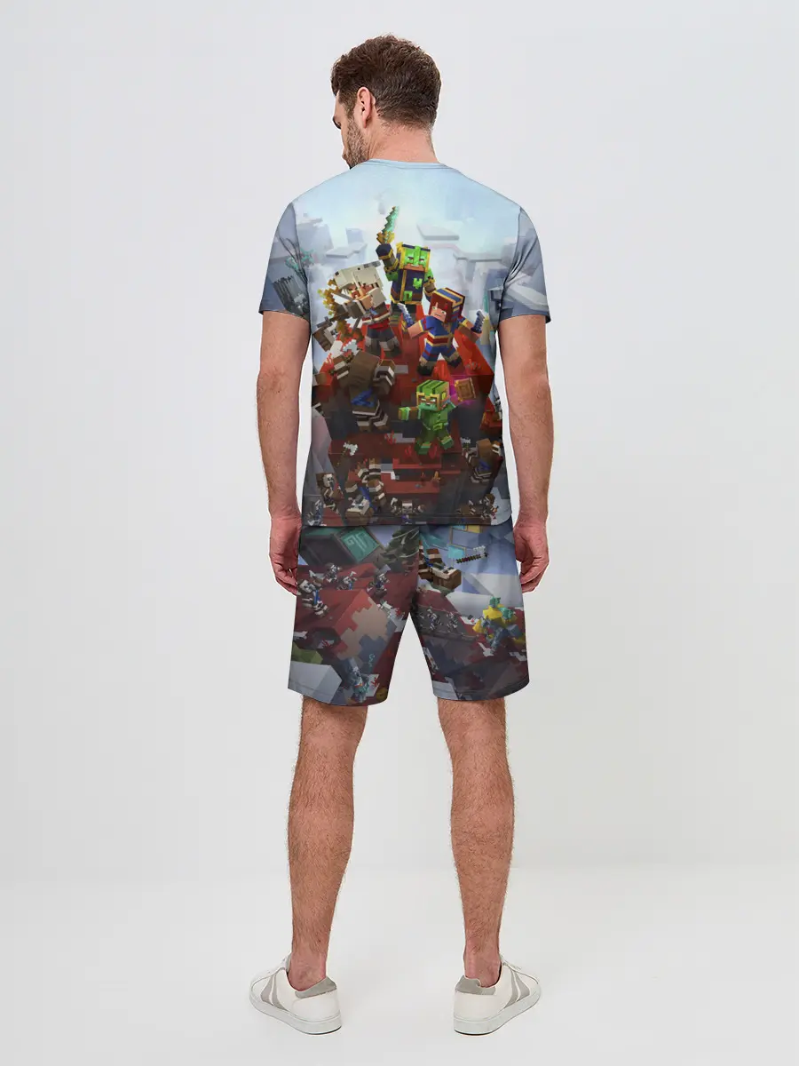 Мужской костюм с шортами / Minecraft Dungeons