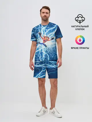 Мужской костюм с шортами / Crash Bandicoot