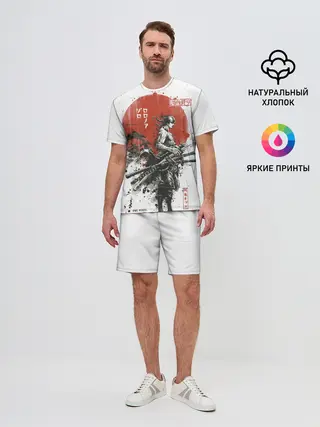 Мужской костюм с шортами / ONE PIECE ZORO Roronoa SAMURAI