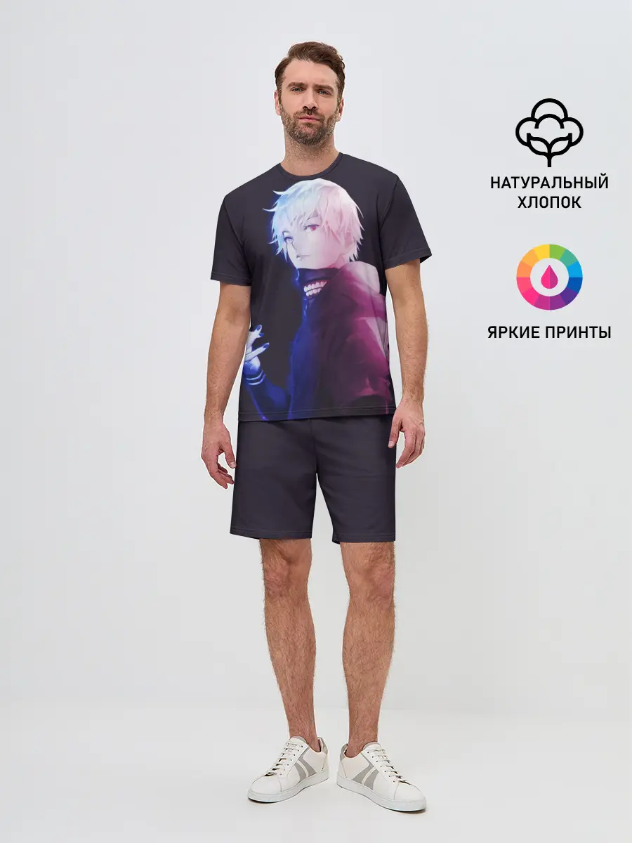 Мужской костюм с шортами / Kaneki Ken обернулся