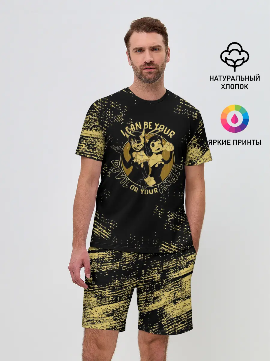 Мужской костюм с шортами / Bendy And The Ink Machine