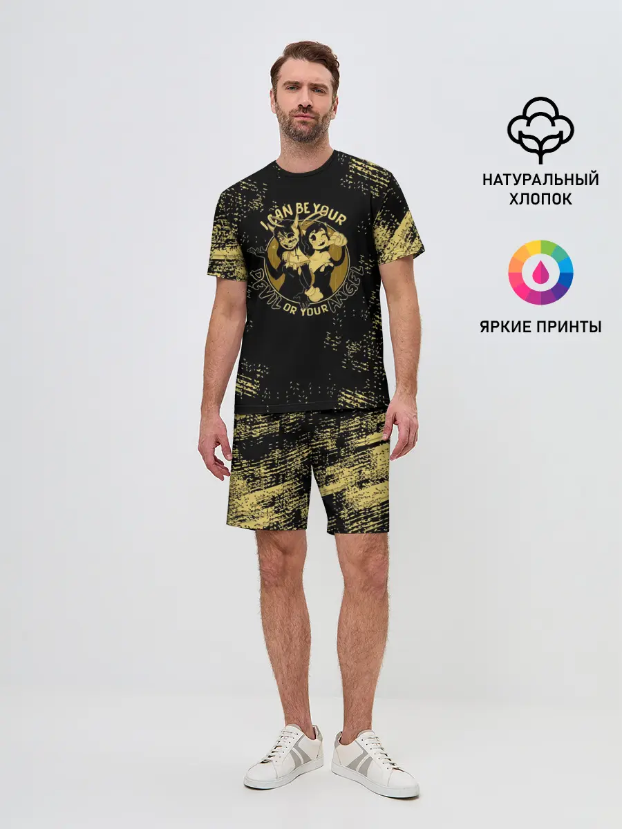 Мужской костюм с шортами / Bendy And The Ink Machine