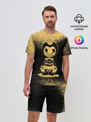 Мужской костюм с шортами / Bendy And The Ink Machine