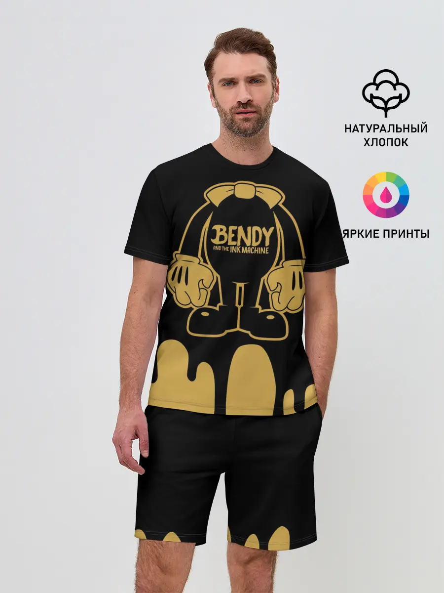 Мужской костюм с шортами / Bendy And The Ink Machine
