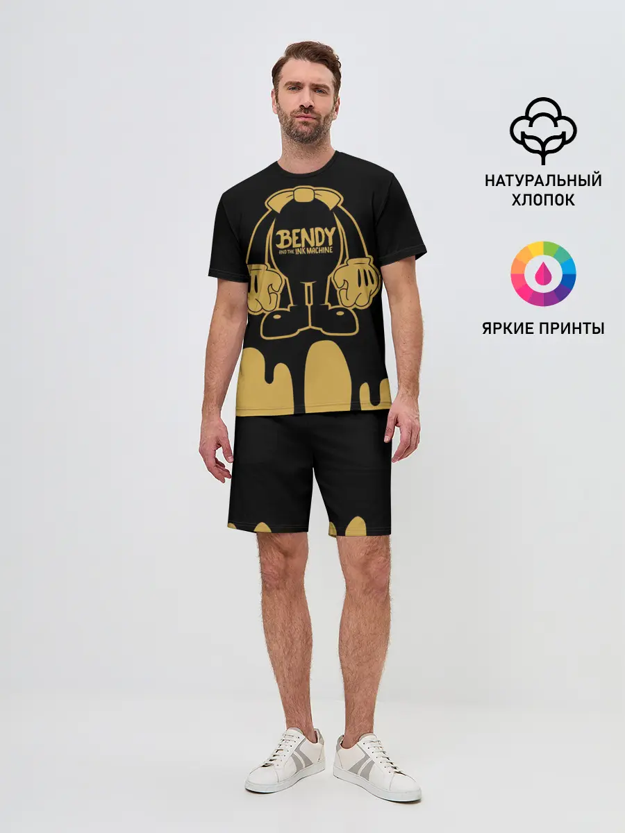 Мужской костюм с шортами / Bendy And The Ink Machine