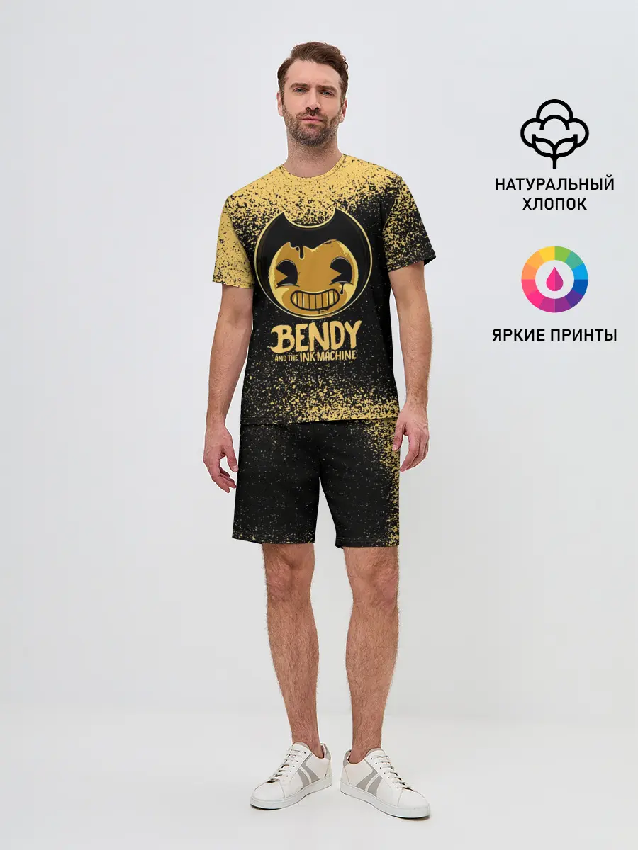 Мужской костюм с шортами / Bendy And The Ink Machine