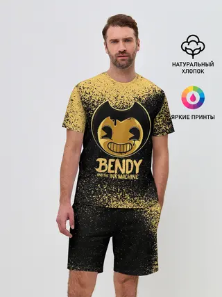 Мужской костюм с шортами / Bendy And The Ink Machine