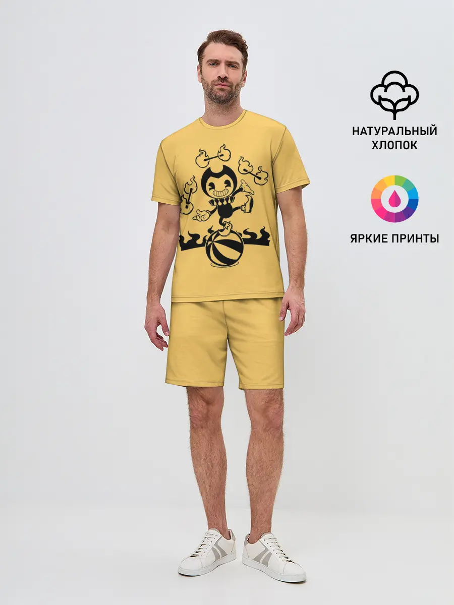 Мужской костюм с шортами / Bendy And The Ink Machine