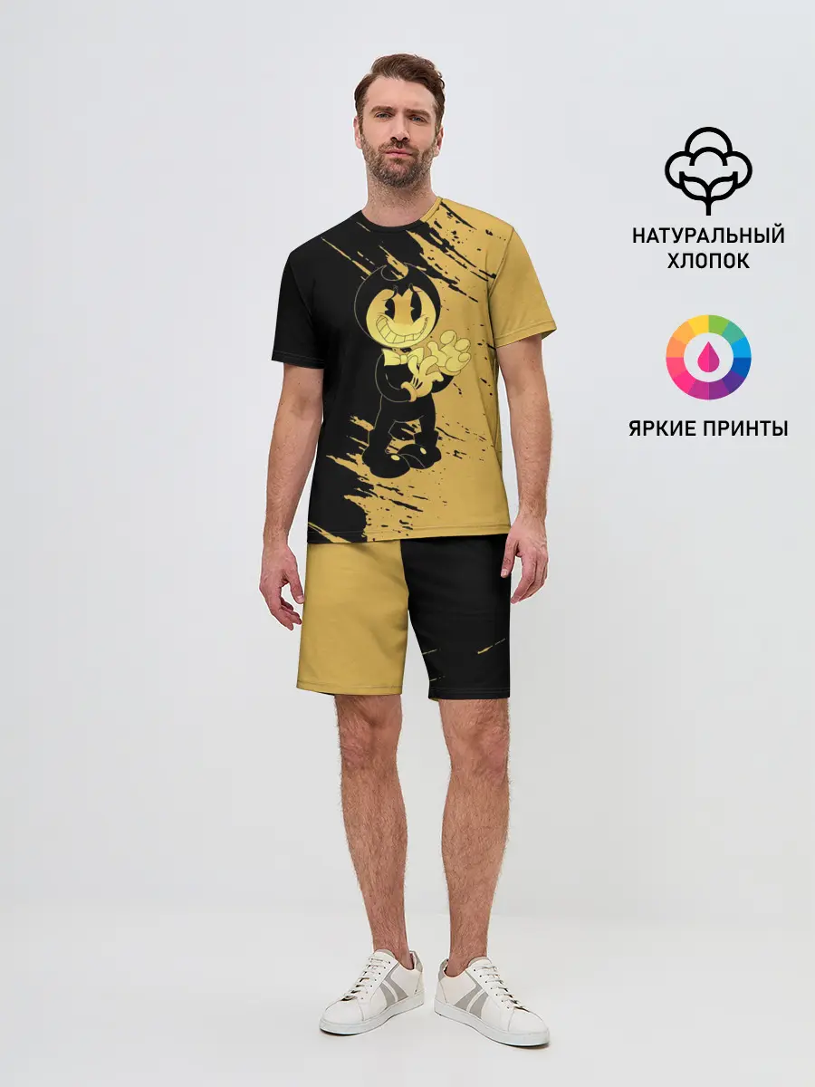 Мужской костюм с шортами / Bendy And The Ink Machine