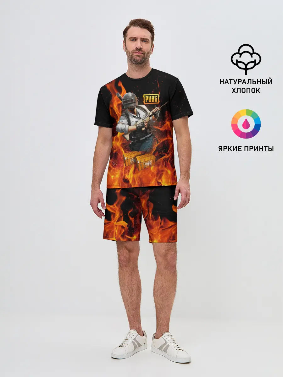 Мужской костюм с шортами / PUBG