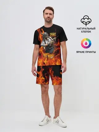 Мужской костюм с шортами / PUBG