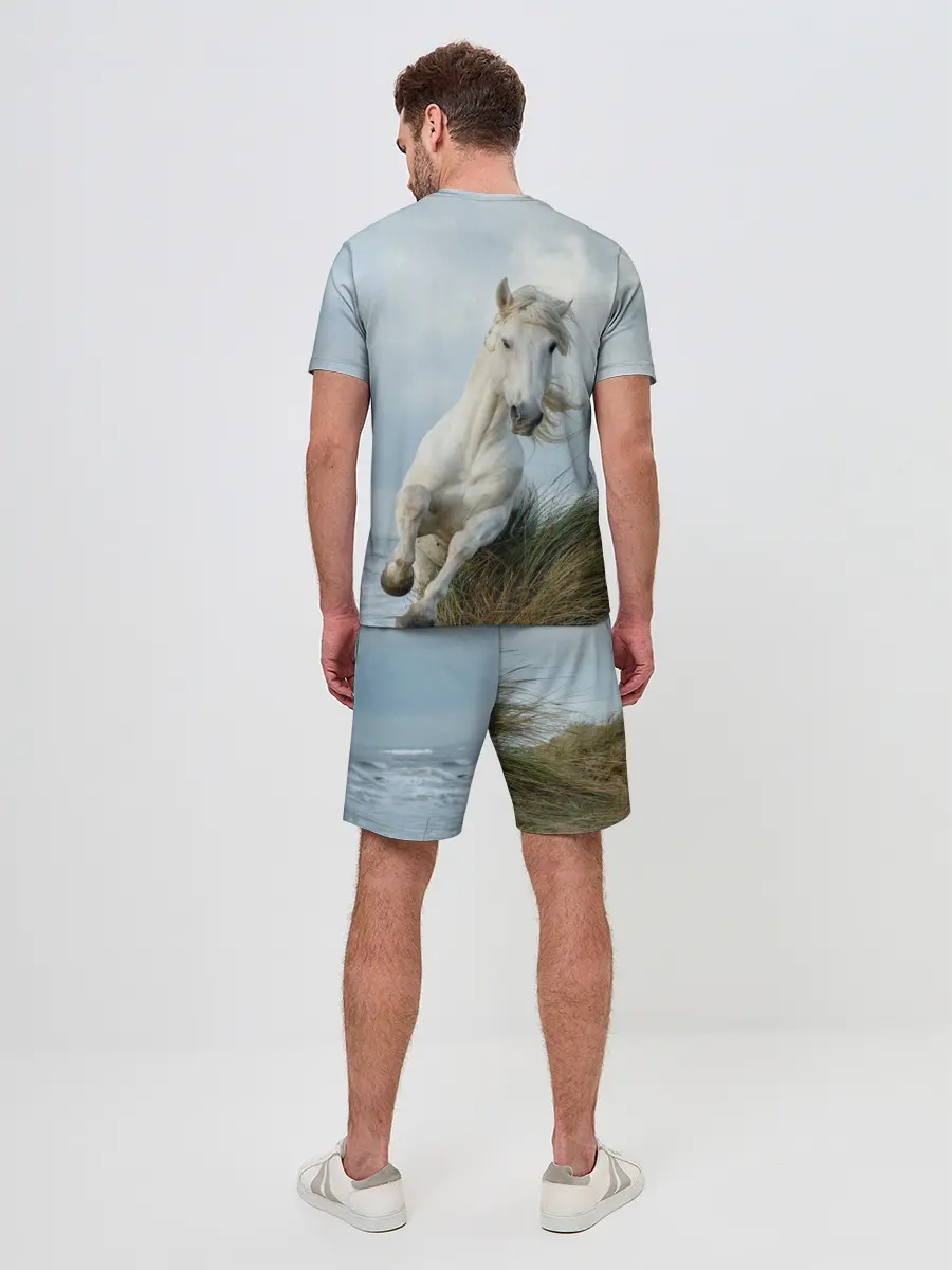 Мужской костюм с шортами / Лошадь