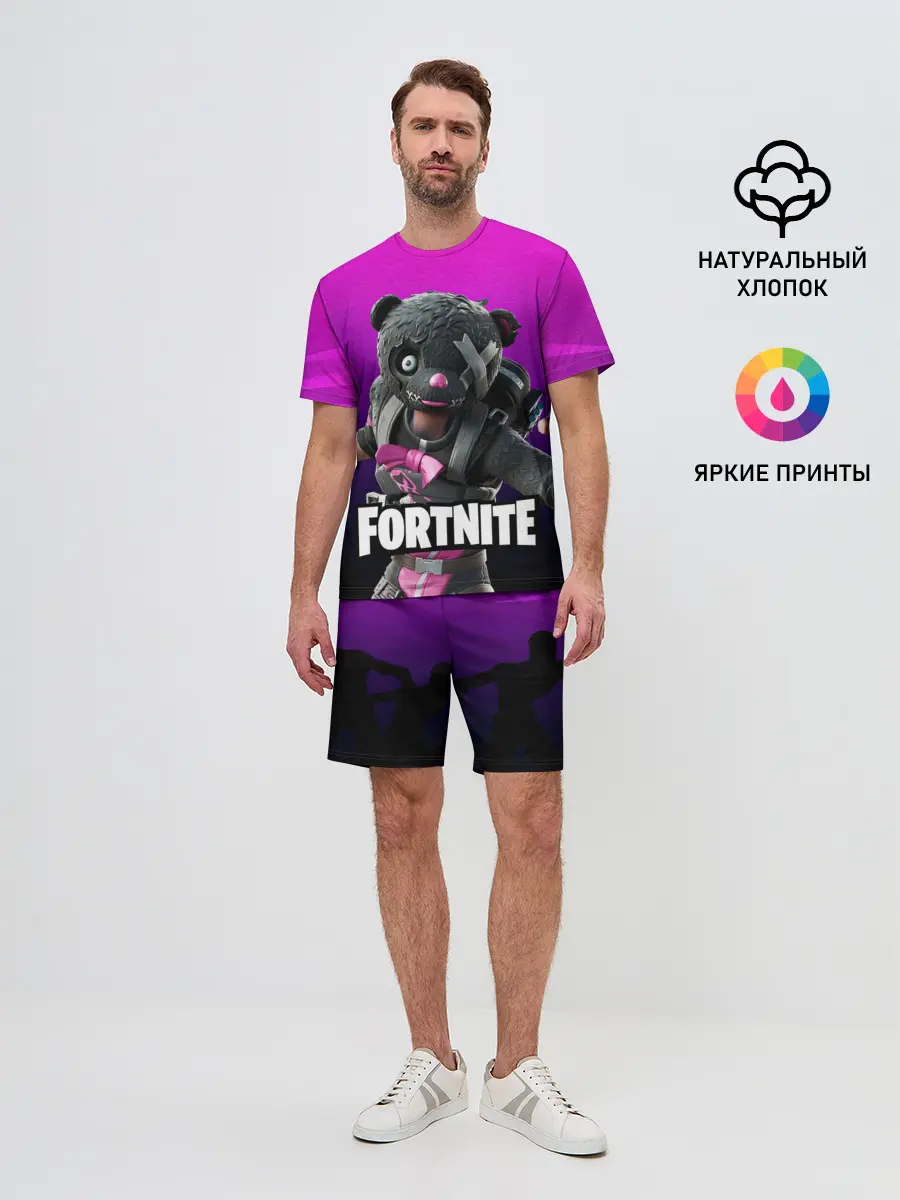 Мужской костюм с шортами / Фортнайт
