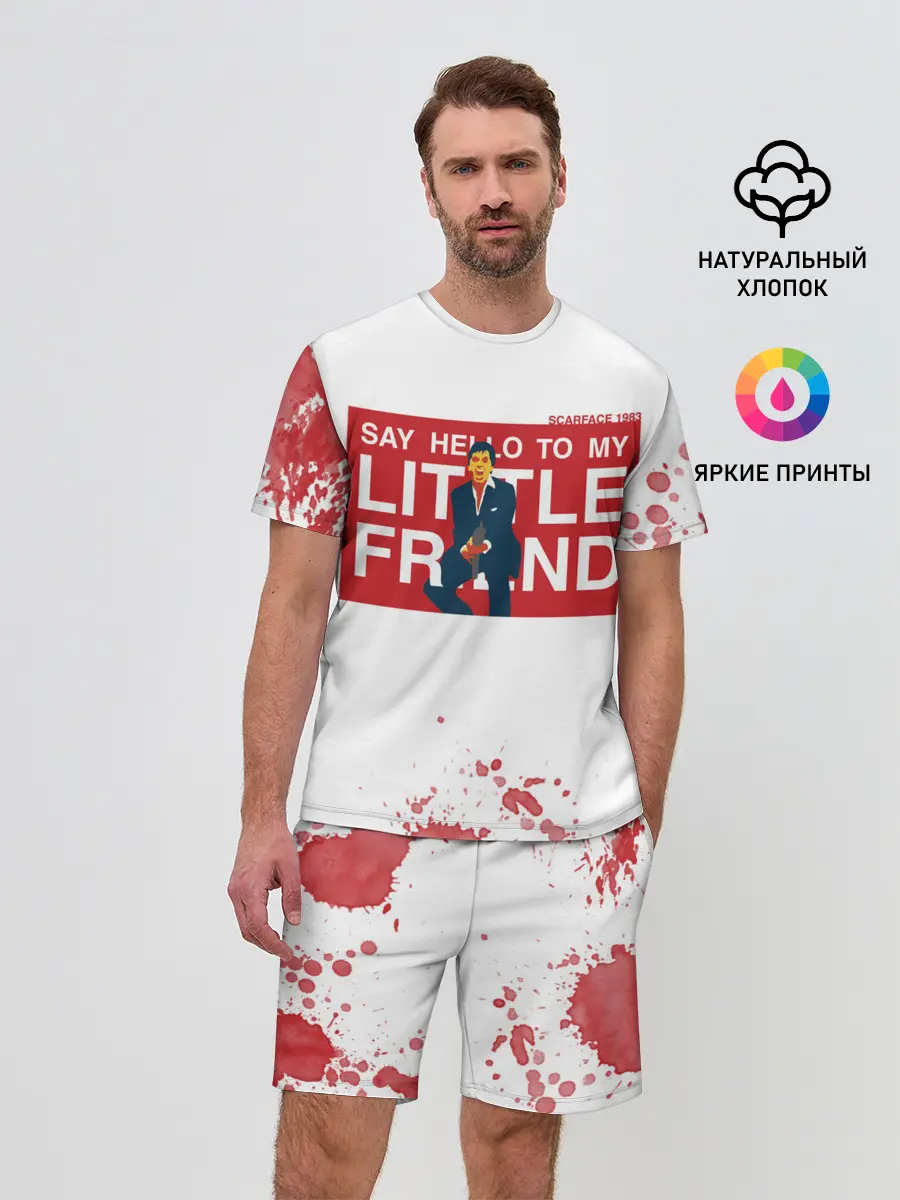 Мужской костюм с шортами / Лицо со шрамом