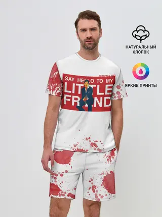 Мужской костюм с шортами / Лицо со шрамом