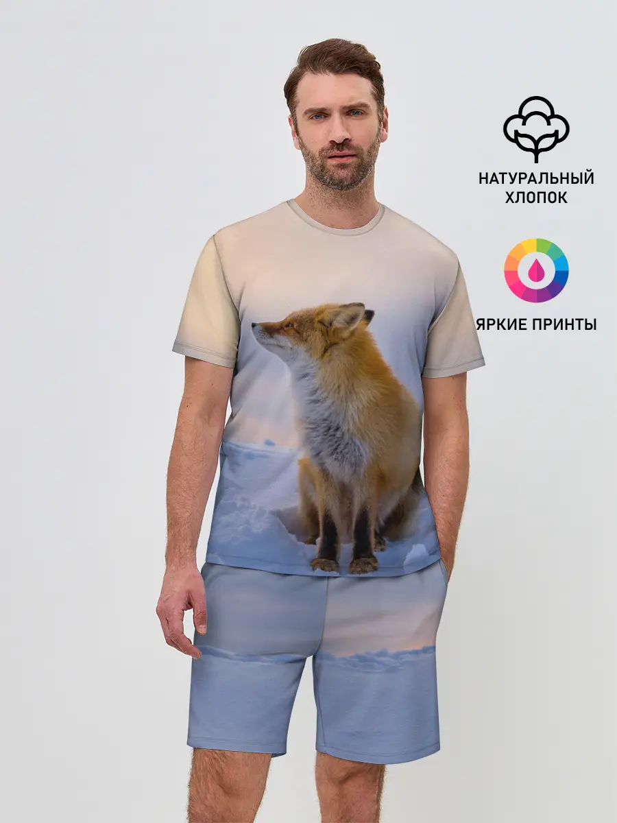 Мужской костюм с шортами / Лисичка