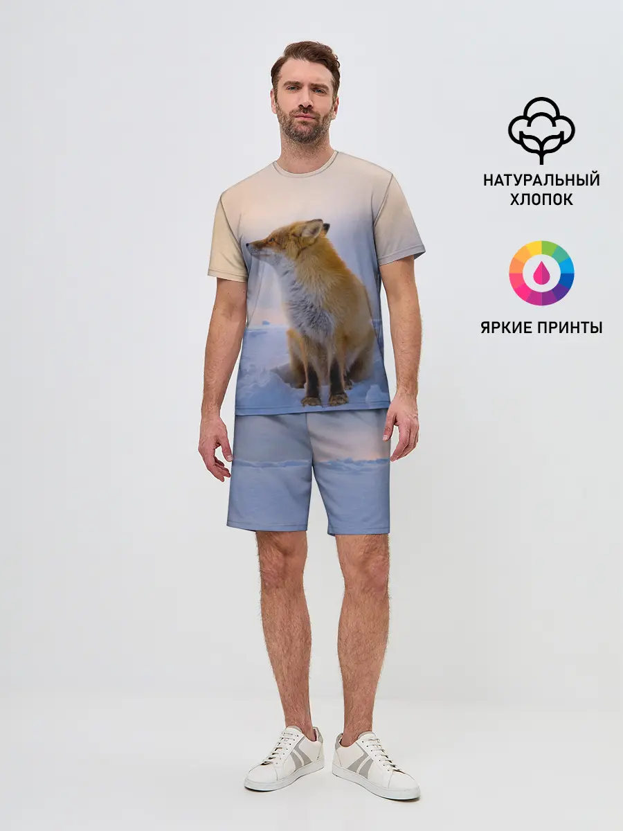 Мужской костюм с шортами / Лисичка