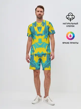 Мужской костюм с шортами / ИГРОВОЙ РАСКРАС