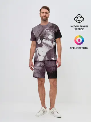 Мужской костюм с шортами / Danganronpa акварель