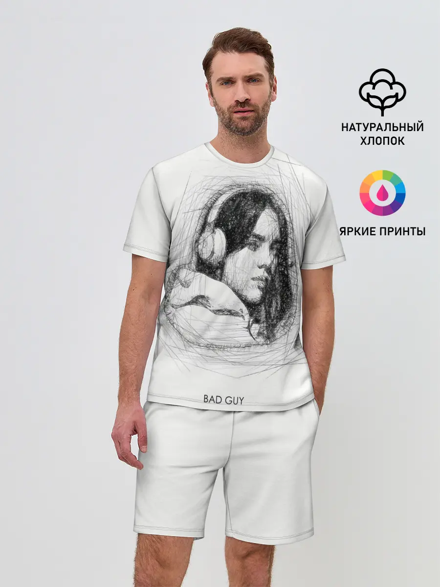 Мужской костюм с шортами / Billie Eilish