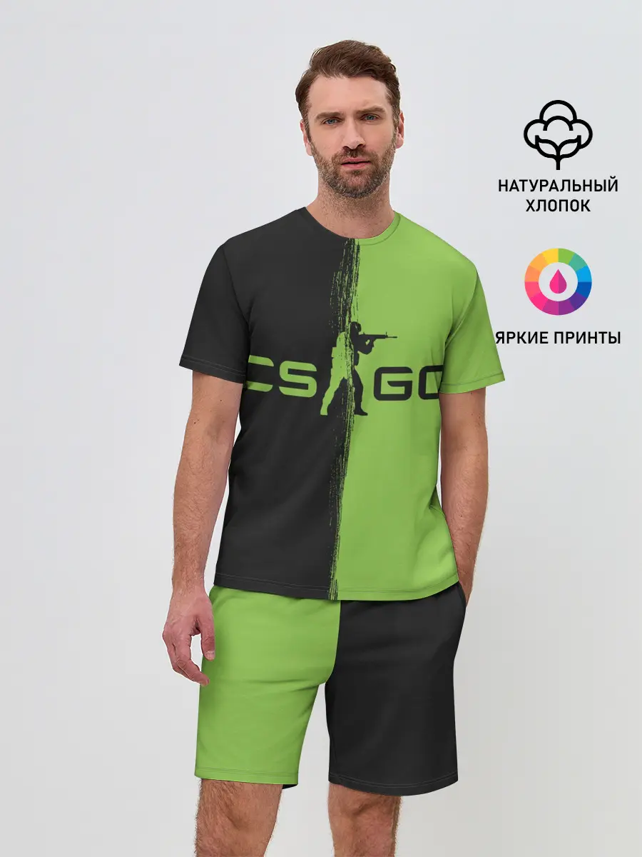 Мужской костюм с шортами / CS GO