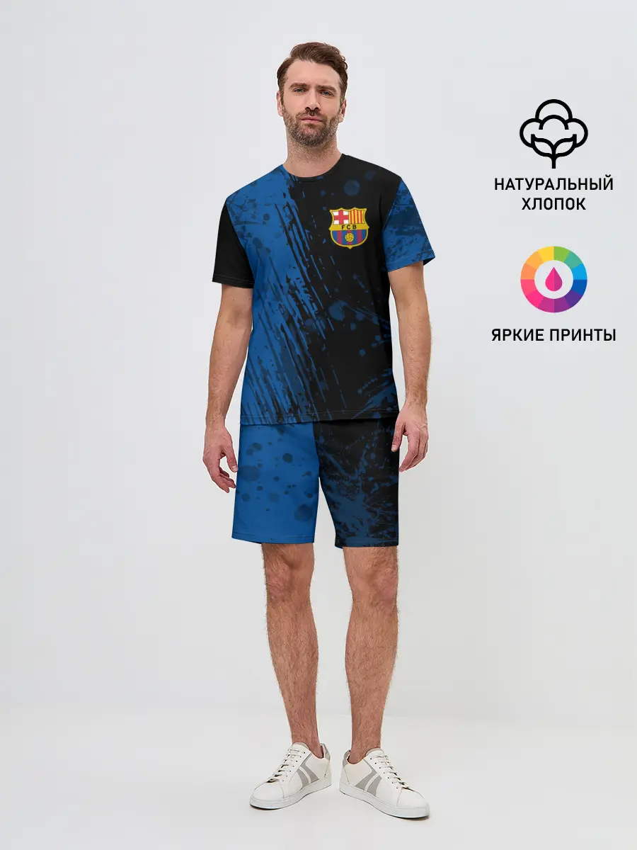 Мужской костюм с шортами / FC Barcelona / ФК Барселона.